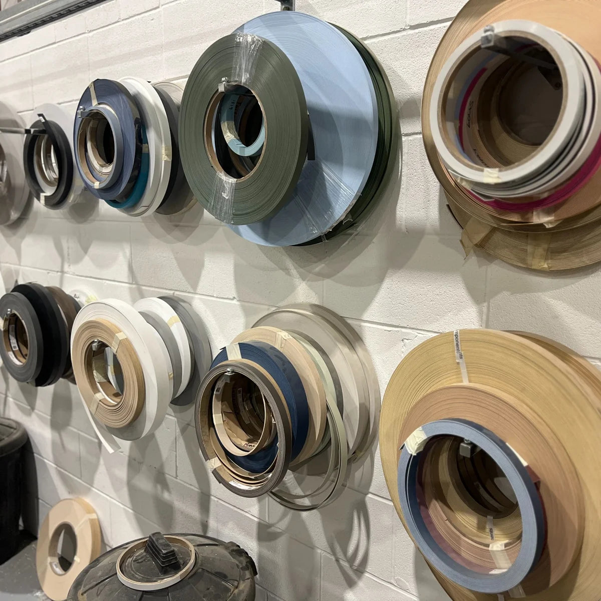 multiple colour options of matching pvc edging