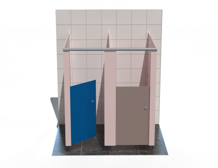 2 Toilet  Cubicles - Freestanding - Blossom Range