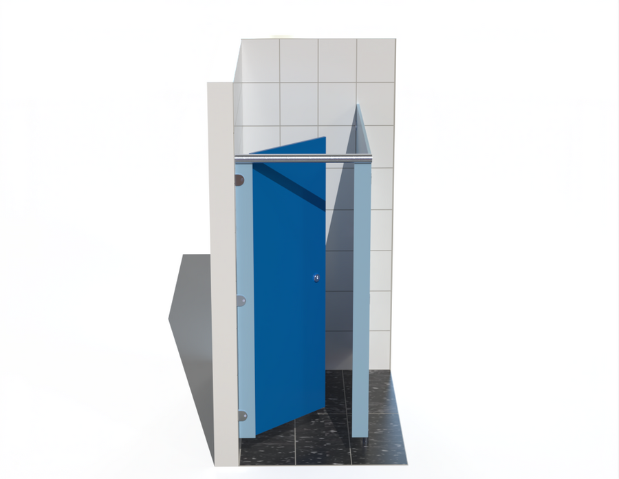 Single Toilet Cubicle - Into Left Corner - Ascent MR Range