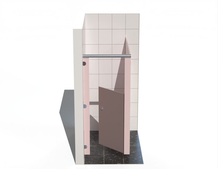 Single Toilet Cubicle - Into Left Corner - Blossom Range