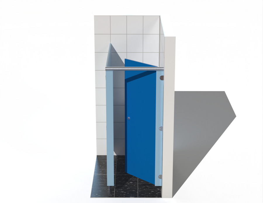 Single Toilet Cubicle - Into Right Corner - Ascent MR Range