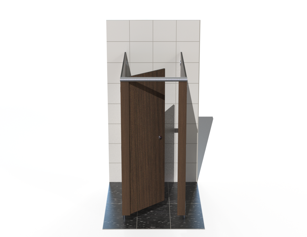Cubicle Compact 1 Cubicle (Freestanding) - Compact Grade Toilet Cubicles – Alpine Rang ...
