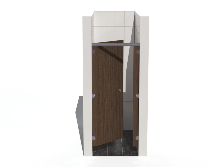 1 Cubicle (In-Between Walls) - Compact Grade Toilet Cubicles – Alpine Range