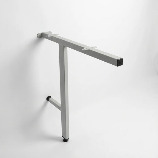 Cantilever Leg in grey aith adjustable feet for desk support on HTM or normal Worktop