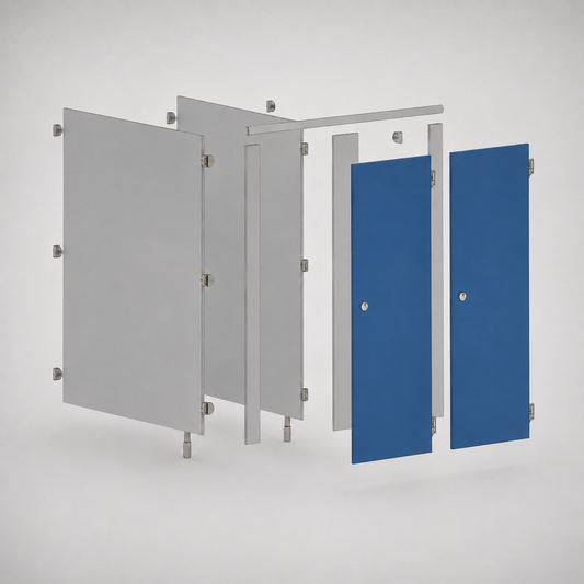 Replacement Toilet Cubicle Doors | Made to Measure | Any System