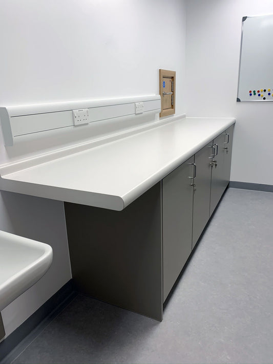 HTM 63 Laminate Worktop - Compliant with NHS standards