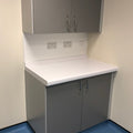 NHS HTM-63 Compliant Worktops with Integral Upstand - 50mm Core