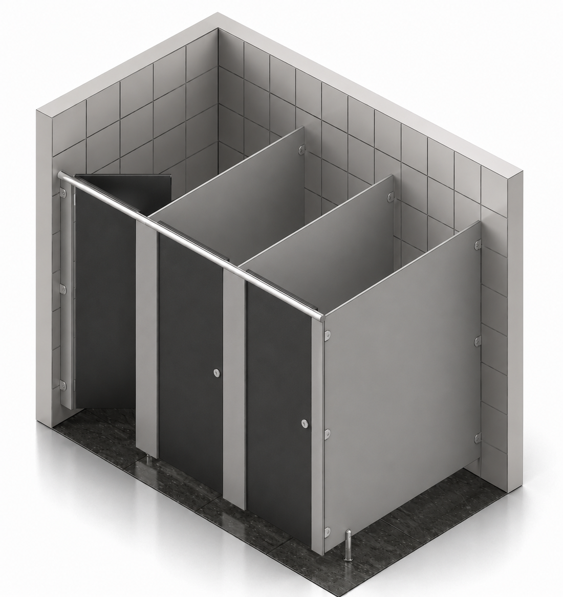 Smart Range Toilet Cubicles | Made to Measure | 1–6 Bays