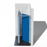 Single Cubicle - Into Right Corner