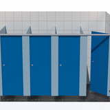 4 Cubicles - Into Right Corner