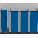 4 Cubicles - Freestanding