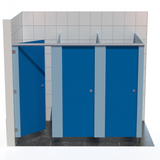 3 Cubicles - Into Left Corner