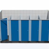 5 Cubicles - In-Between Walls