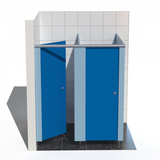 2 Into Left Corner Cubicles