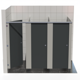 3 Cubicles - Into Left Corner