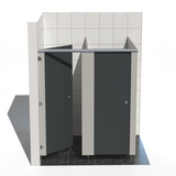 2 Into Left Corner Cubicles