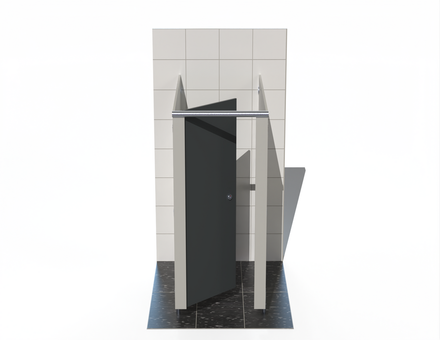 Single Toilet Cubicle - Freestanding - Budget MFC Range