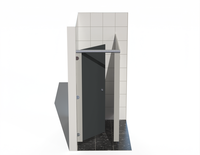 Single Cubicle - Into Left Corner