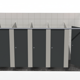 5 Cubicles - Into Right Corner