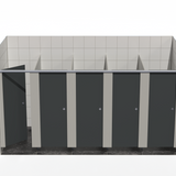 5 Cubicles - In-Between Walls