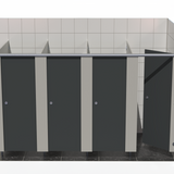 4 Cubicles - Into Right Corner