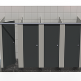 4 Cubicles - Freestanding