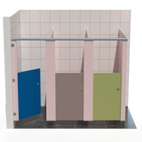 Blossom Range - 3 Into Left Hand Corner Cubicles