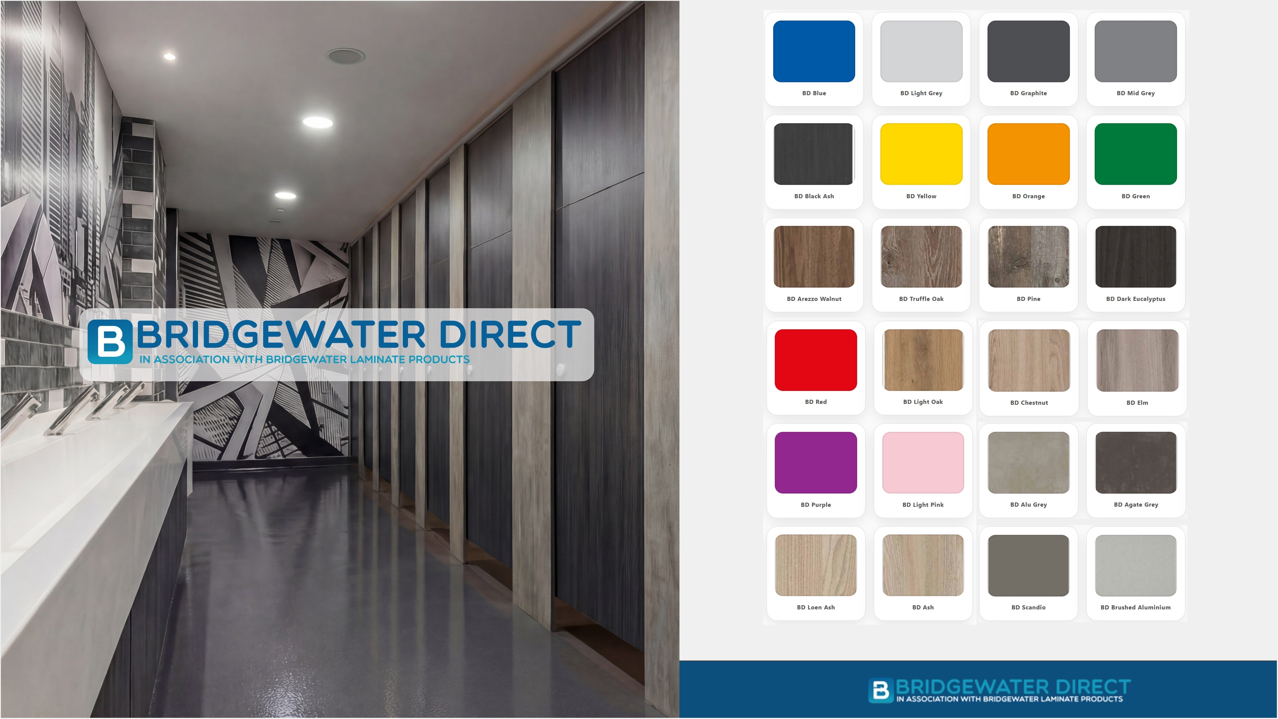 Toilet Cubicle Colours UK – Bridgewater Direct